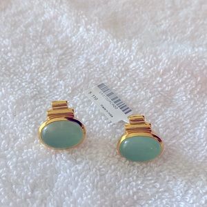 Julie Vos aqua chalcedony earrings. NWT